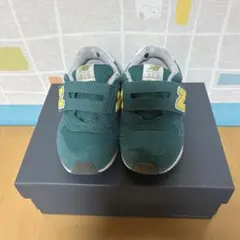 new balance 313 キッズ スニーカー グリーン 緑 16.5