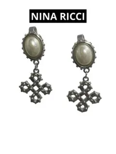 ニナリッチ　NINA RICCI イヤリング　大ぶり　アクセサリー　ヴィンテージ