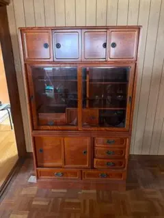 大型茶棚 茶箪笥 古家具 ミッドセンチュリー 昭和レトロ 茶室 - メルカリ