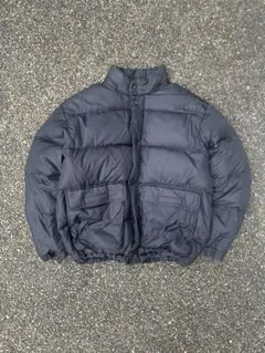 90s OLD UNIQLO ダウン　ジャケット　ブラック　古着　ブルゾン