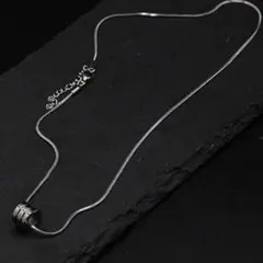 【匿名配送】シルバー リングペンダント ネックレス ユニセックス Y2K メンズ