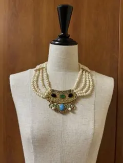 トルコ製　ネックレス　パール　未使用