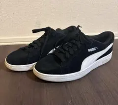 プーマ スウェードスニーカー（ブラック／24.5cm）