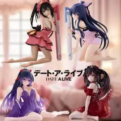 デート•ア•ライブ　時崎狂三 & 夜刀神十香　フィギュア4体セット♪