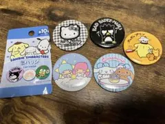 ダイソー　サンリオ　キャラクター　缶バッチセット