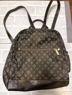 russet（ラシット）モノグラム ナイロン×レザー リュック／バックパック