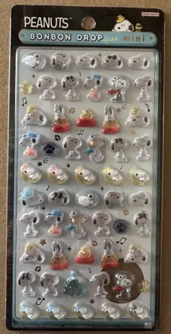 PEANUTS ボンボンドロップシール ミニ スヌーピー
