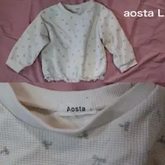 韓国子供服　Aosta　長袖カットソー L