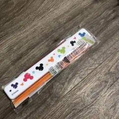 スケーター　音の鳴らない　箸　箸箱セット　18cm箸　ミッキーマウス