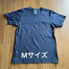 ユニクロ　ガンダム40周年記念 MS-06S ZAKU II 半袖 M ネイビー