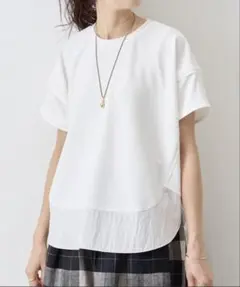 ラウンドヘムTシャツプルオーバーのサムネイル
