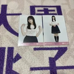 乃木坂46 生写真　遠藤さくら　秋元真夏卒業コンサートTシャツ　チュウヒキ