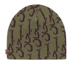 込み supreme Arabic Jacquard Beanie OLIVE