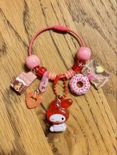 サンリオ なかよしドロップチャーム マイメロ じゃらじゃらじゃらキーホルダー