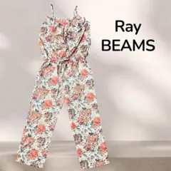 【美品】Ray BEAMS 2way 花柄サロペット Y2K 平成レトロ フリルのサムネイル