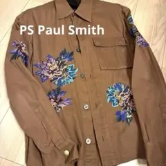 PS Paul Smith エンブロイダリー　シャツジャケット　メンズ