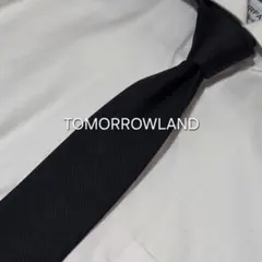 【値下げ・美品】TOMORROWLAND ソリッドタイ ブラック 黒のサムネイル