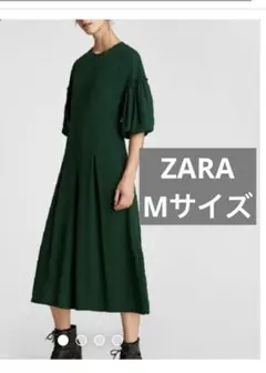 ZARA オールインワン　グリーン　Mサイズ