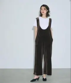 ベロア オーバーオール