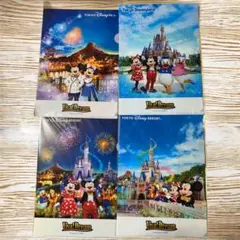 東京ディズニーリゾート KIRIN クリアファイル 4枚セット