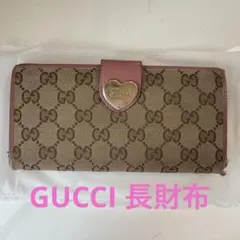 あ*︎様 GUCCI GGキャンバス 長財布 ピンク