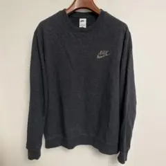 Nike ナイキ ダークグレー 裏起毛トレーナー L