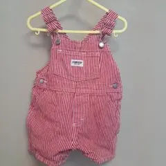 OSH KOSH ストライプ オーバーオール