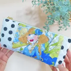 ロラライハリス！　手作りキルトのペンケース♪