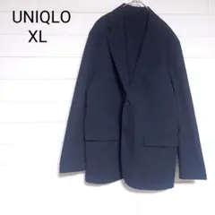 UNIQLO　メンズ感動ジャケット　テーラードジャケット　ネイビー　XLのサムネイル