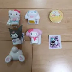 サンリオ　クロミ　マイメロ　シナモン　キティ　ソフビマスコット　ソフビ　人形すく
