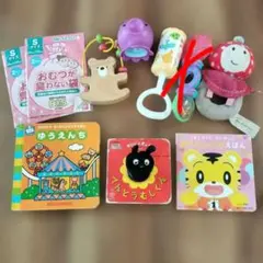 絵本　おもちゃ　木のおもちゃ　歯固め　しかけ絵本　指人形　ガラガラ