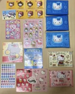 ハローキティ　シール　ポケットティッシュ　レア　セット　サンリオ　非売品　お得