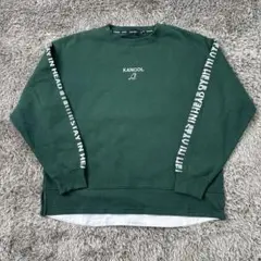 【NV30】KANGOLロゴスウェット M STAY IN HEAD カンゴール