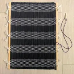 書道　筆巻　筆巻き　ネイビー　美品