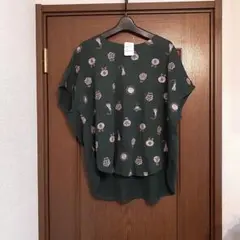 マーブルシュッド　あさがお　ブラウス　刺繍のサムネイル