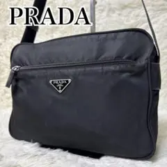 ⭐PRADA⭐　美品　プラダ　ショルダーバッグ　ナイロン　ブラック　カメラバック セール】プラダ*キルティングナイロンショルダーバッグ*1BH910