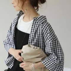 frames RAY CASSIN ギンガムチェックシャツのサムネイル