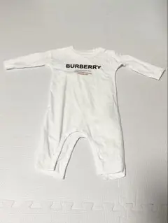 BURBERRY ホワイトロンパース 長袖