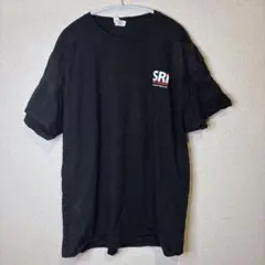ヘインズ 【XL】バックプリント レディース クルーネック 半袖 ネイビーのサムネイル