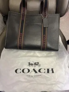 COACH ミニトートバッグ　スミス　カラー：ブラック　袋あり