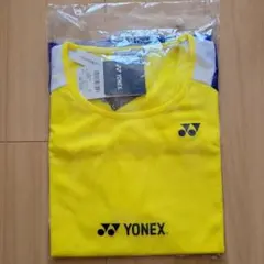 YONEX バドミントン Tシャツ 新品 イエロー/ブルー