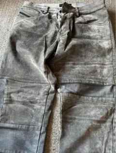グレー スリムフィットデニムパンツ