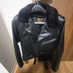 珍品　Vanson　Eライダースジャケット別注モデル　 38　美品のサムネイル