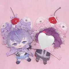 にじぱぺ にじぱぺっと ヘッドドレス ぬい服 さくらんぼ 猫耳 猫 紫