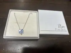 Pure 青色花デザイン ネックレスのサムネイル