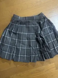 CONOMi コノミスクールスカート グレー×ブルー W66