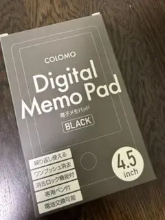 COLOMO Digital Memo Pad 4.5インチ ブラック　未使用