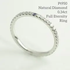 1.00ct!! Pt900 天然クリア&トリートブルー ダイヤ リング 10号 - メルカリ