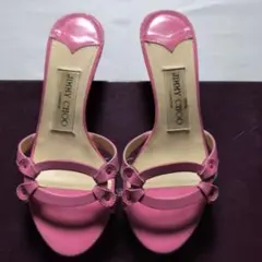 JIMMY CHOO ミュール ピンク 34サイズのサムネイル