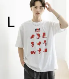 ☆新品☆HOT STUFF×SENSE OF PLACE　 プリントTシャツ